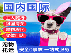 秦皇岛北戴河航空邮寄国际宠物托运 【国